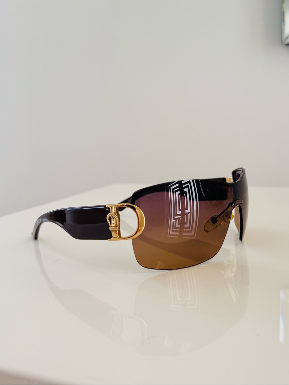 Vintage ✨ Authentic Dior rimless gold sunglasses